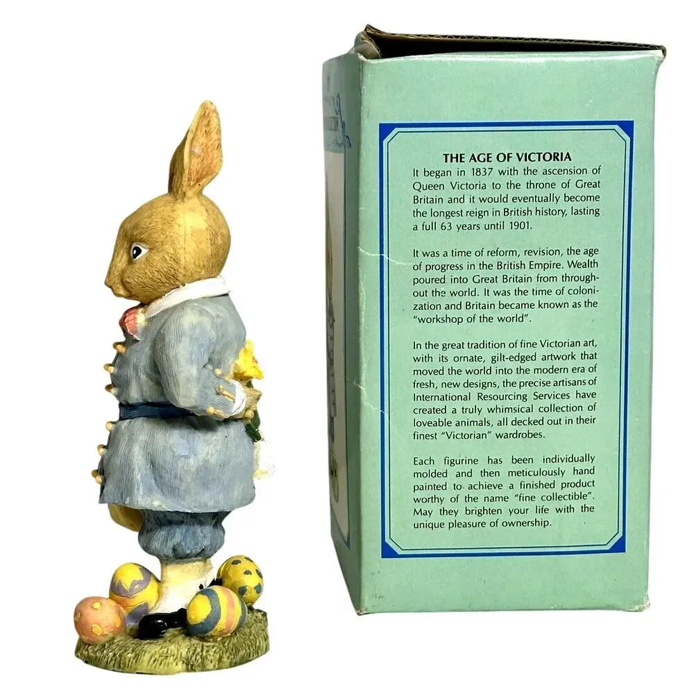 The Victorian Collection “Bently Bunny” Easter Figurine 1994